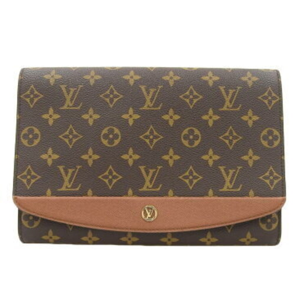 Louis Vuitton Monogram Bordeaux Red Clutch Bag Shoulder Bag
